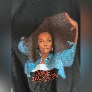 Janet Jackson Vintage like concert tour t-shirt with Nelly like new size M